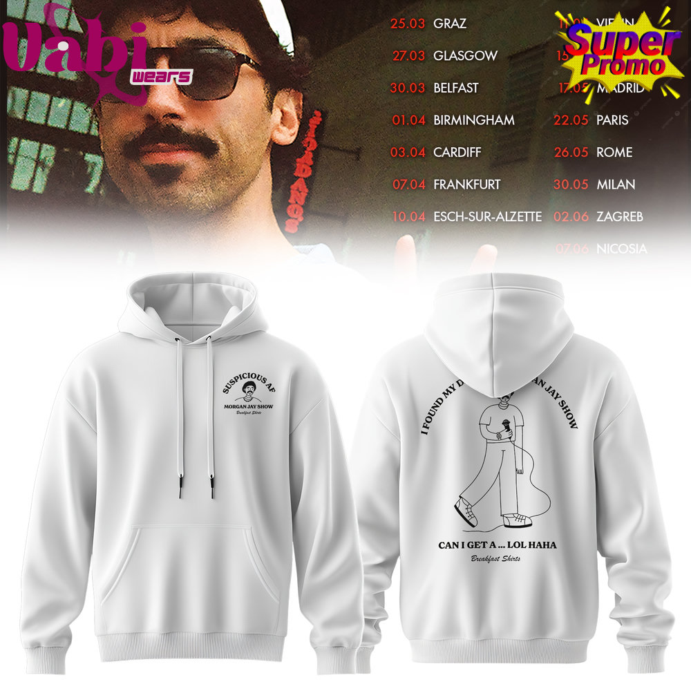 Morgan Jay Suspicious AF Show Hoodie - Image 1