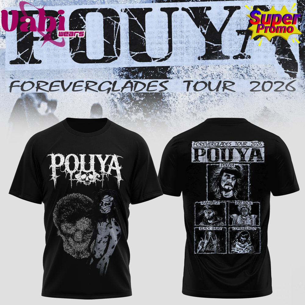 Pouya Foreverglades Tour 2026 Hoodie Edition 3 - Image 1