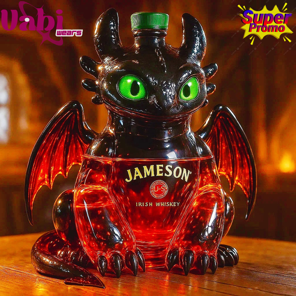 Toothless Limited Edition Whiskey Bottle 8 Toothless Limited Edition Whiskey Bottle - Image 4