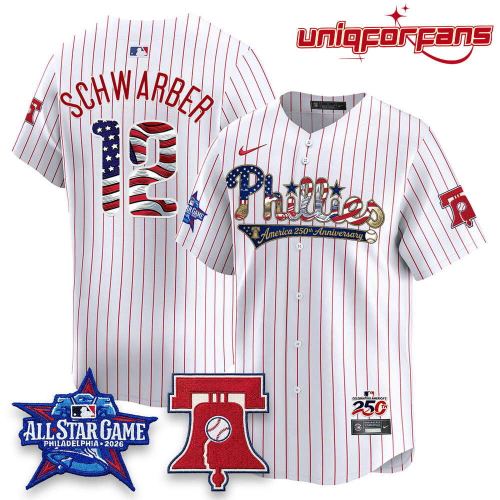 Philadelphia Phillies 2026 Independence Day USA Vapor - Stitched Limited Jersey - Image 1