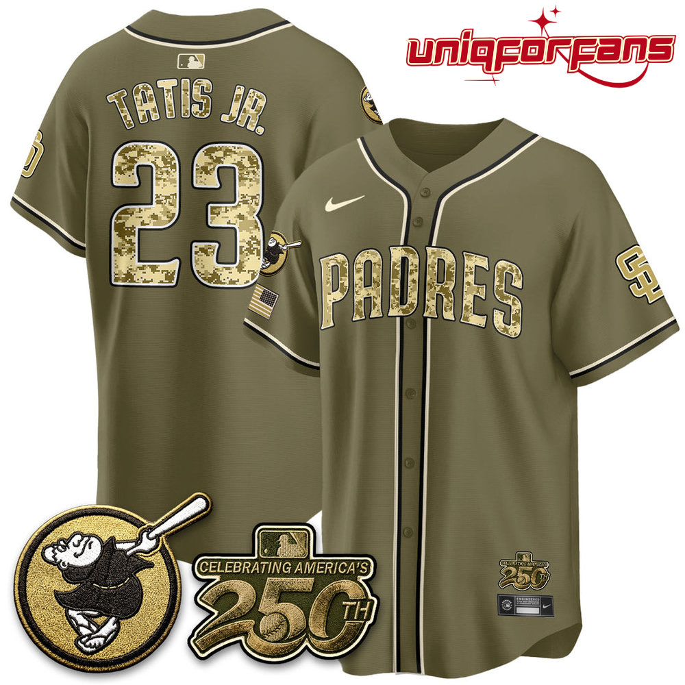 San Diego Padres 2026 Armed Forces Day Baseball Jersey - Image 1