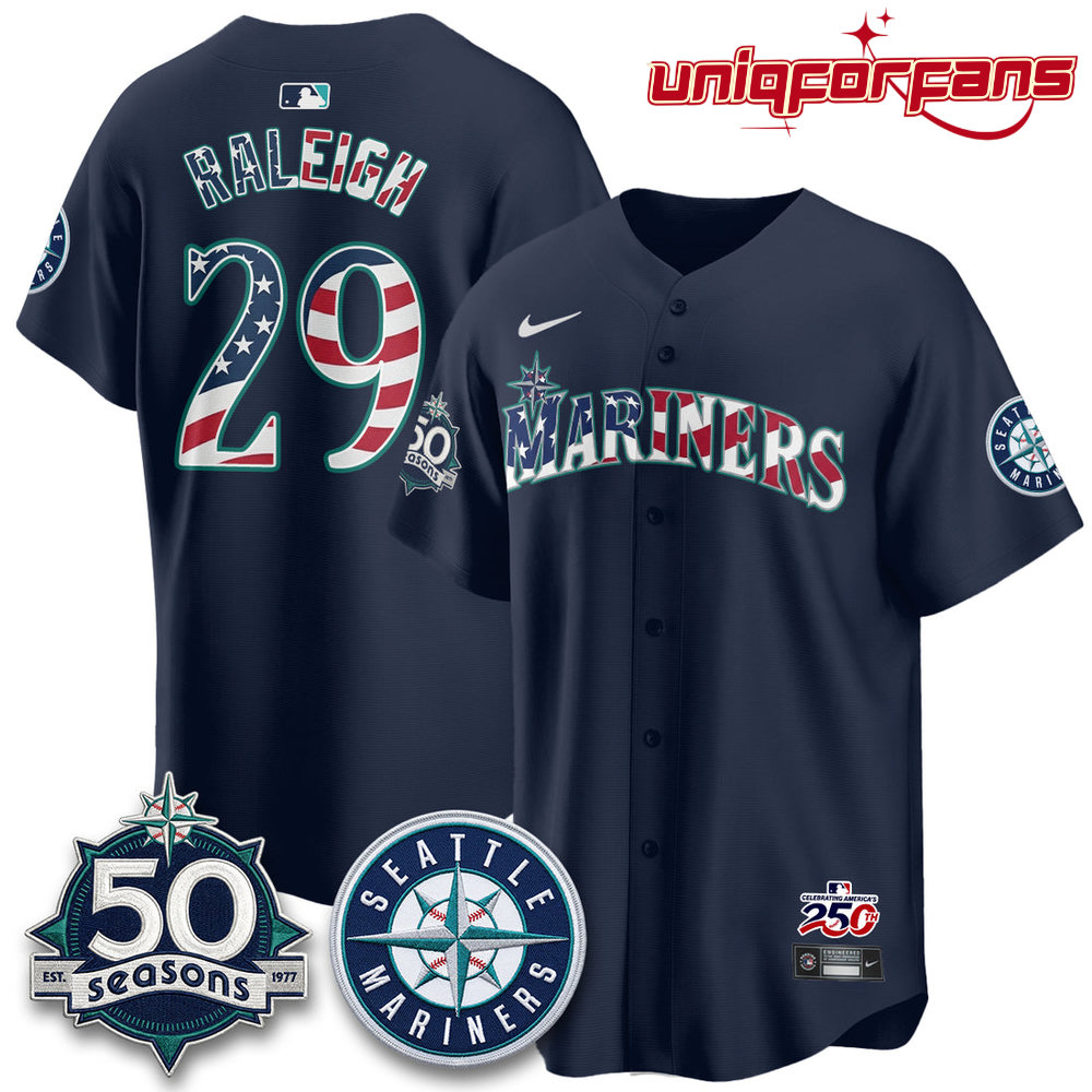 Seattle Mariners Americana 2026 Vapor Stitched Limited Baseball Jersey - Image 1