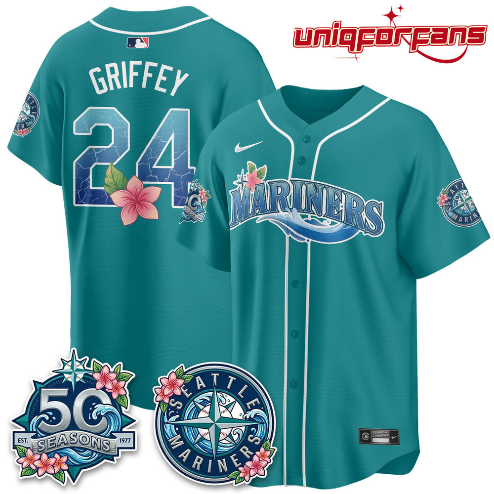 Seattle Mariners Aloha Spirit Vapor Printed Limited Edition Jersey - Image 1