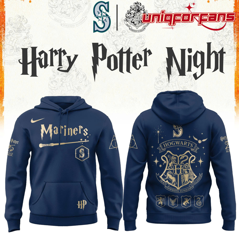 Seattle Mariners x Harry Potter 2026 Limited Edition Hoodie - Image 1