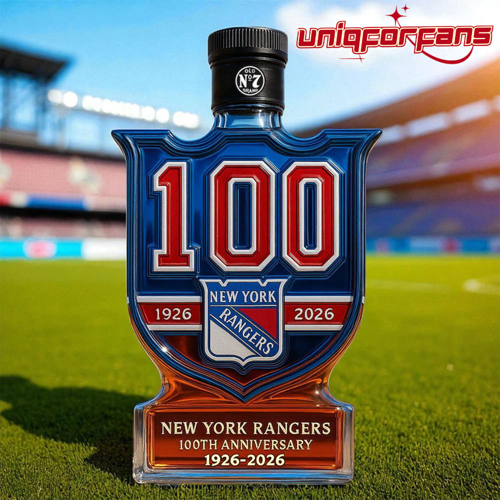 New York Rangers 100th Anniversary Limited Edition Whiskey Bottle - Image 2