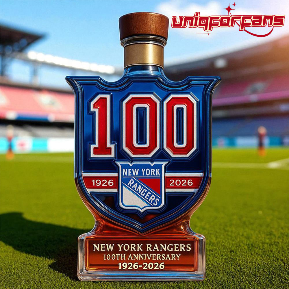 New York Rangers 100th Anniversary Limited Edition Whiskey Bottle - Image 3