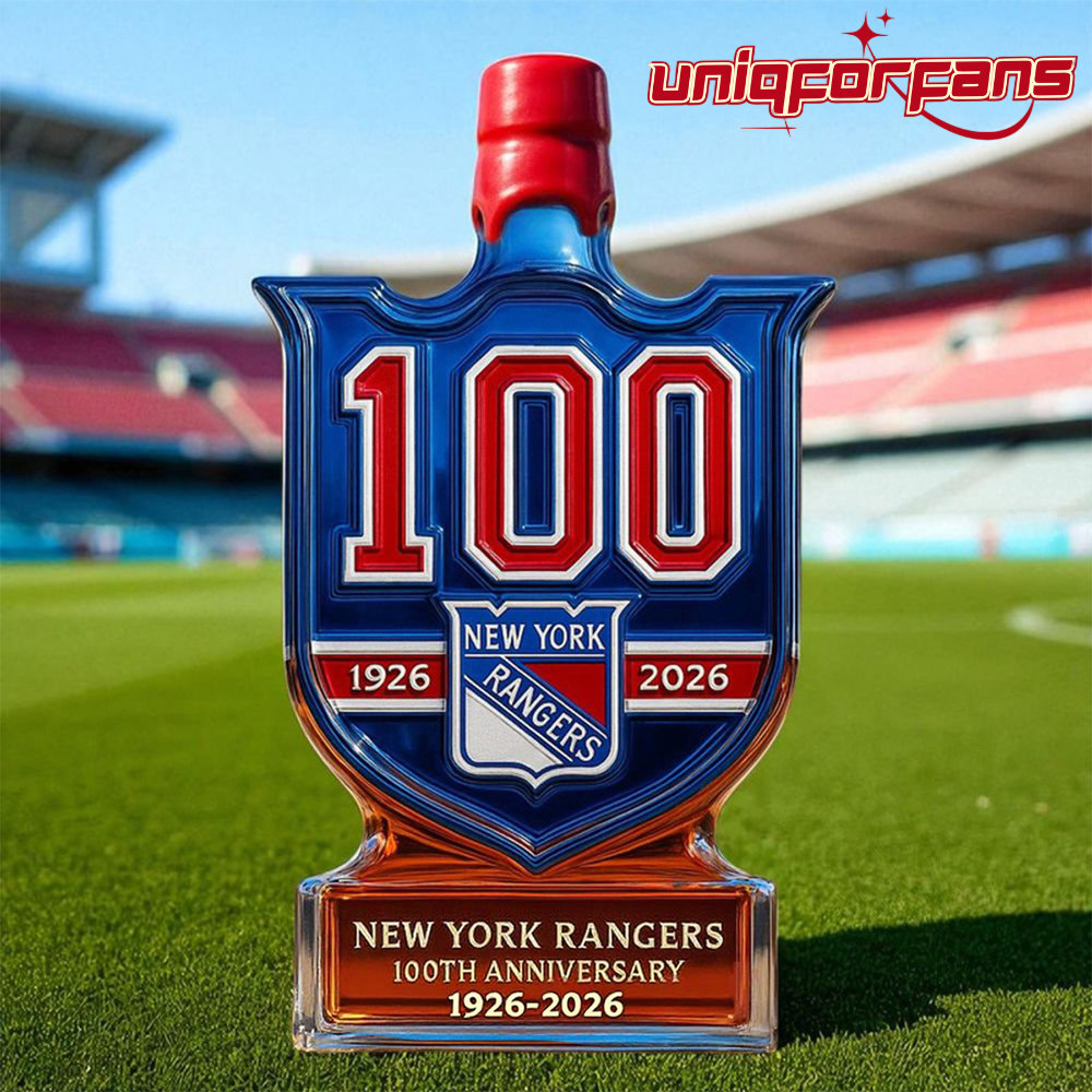 New York Rangers 100th Anniversary Limited Edition Whiskey Bottle - Image 4