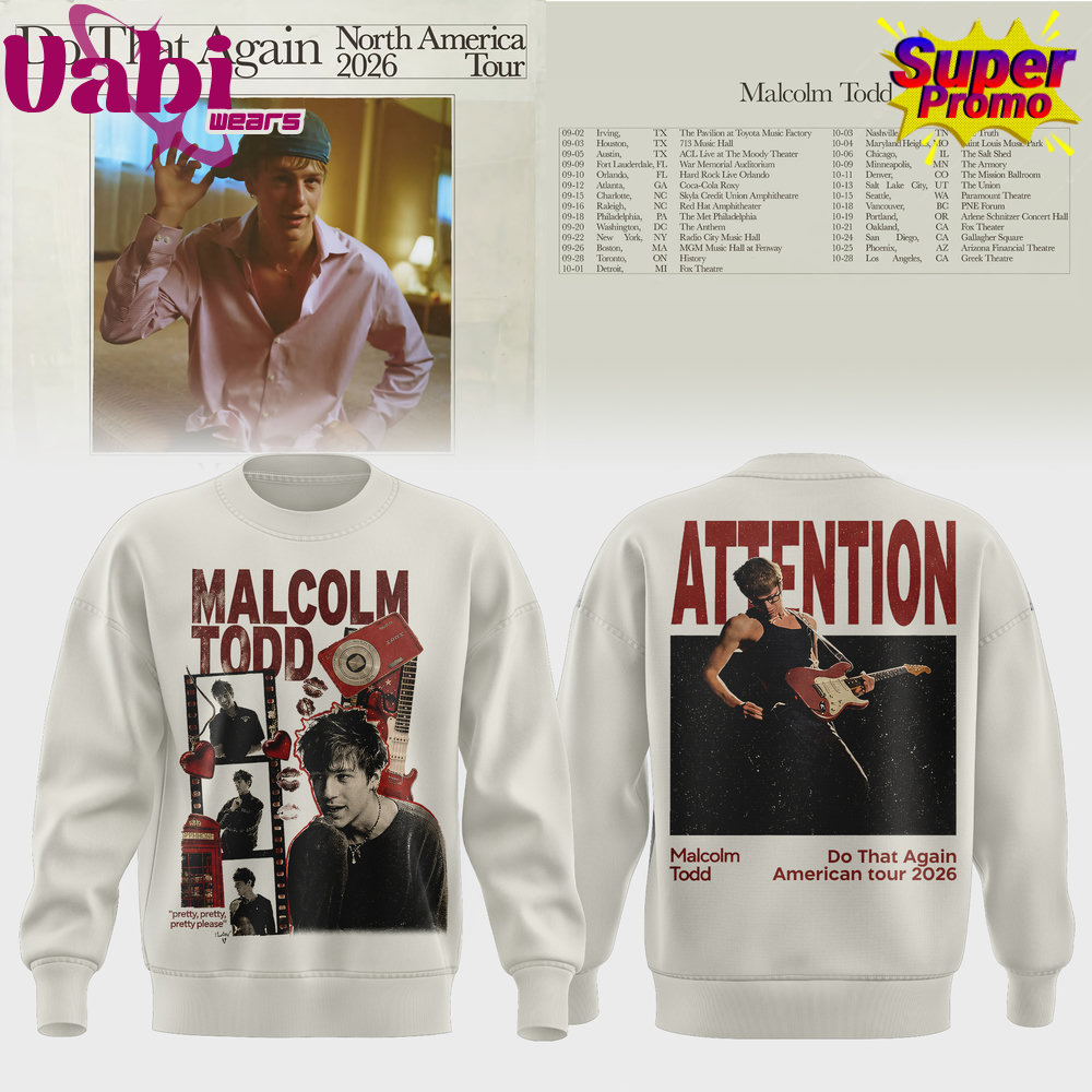 Malcolm Todd Do That Again North America Tour Sweater - Image 4