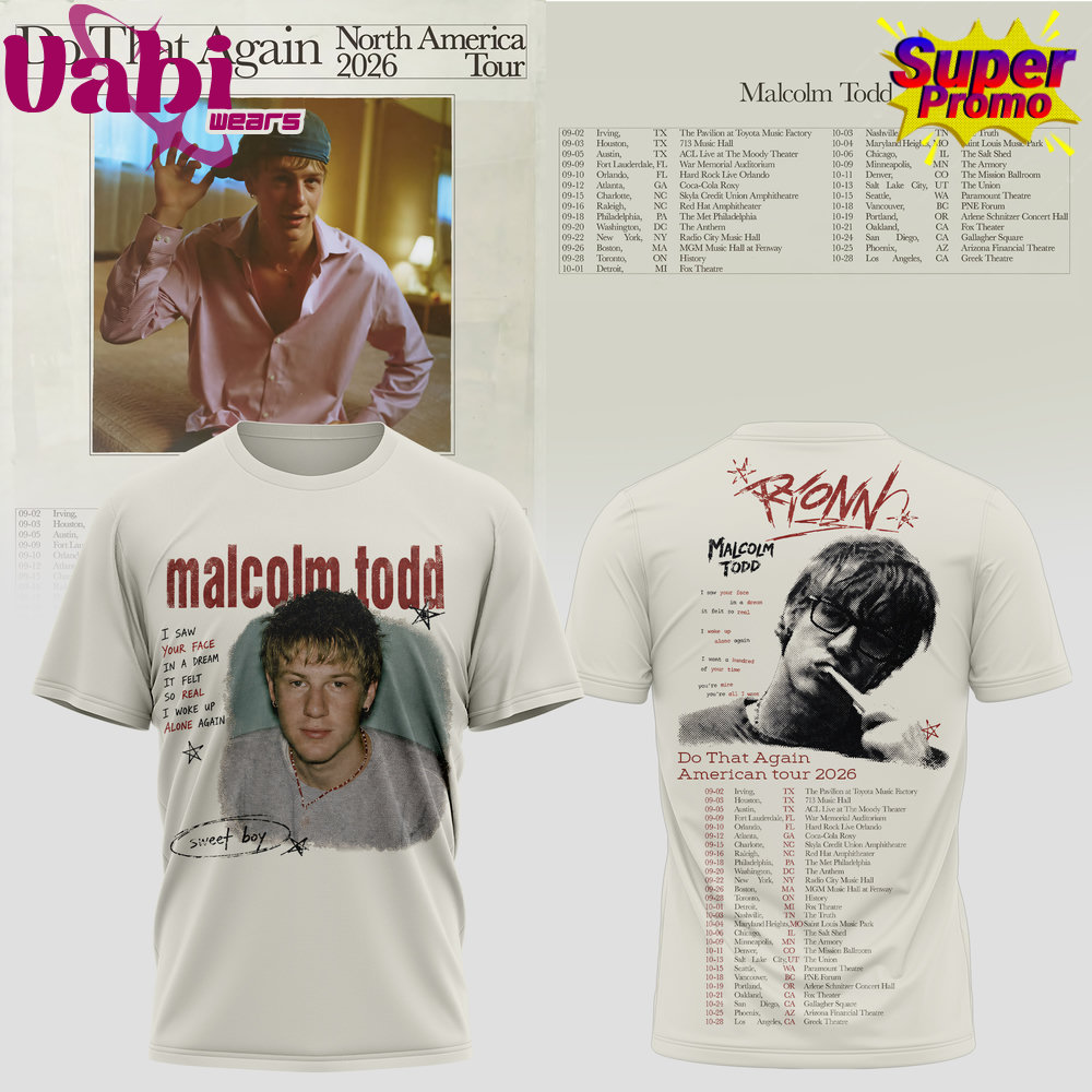Malcolm Todd Do That Again North America Tour T-Shirt - Image 1