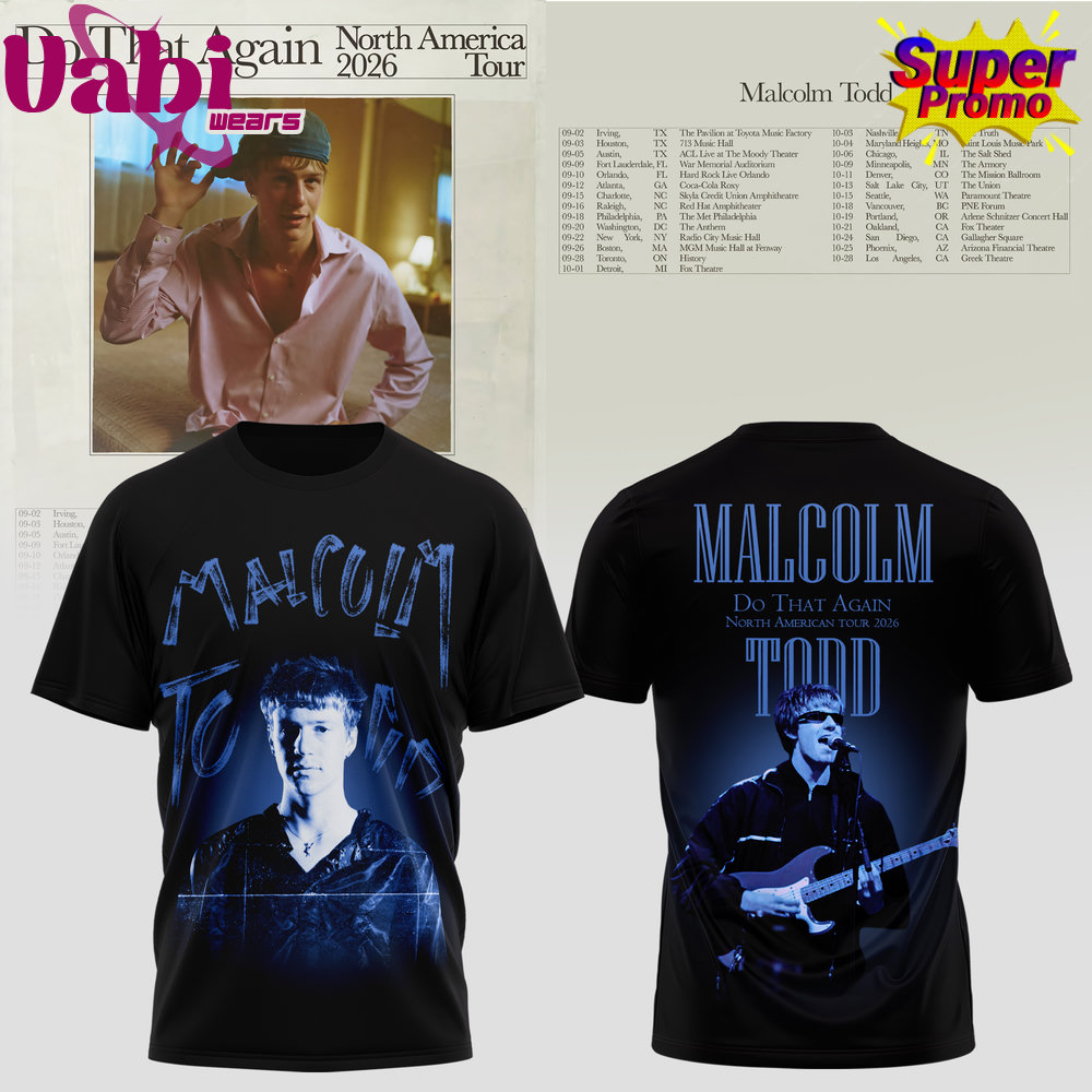 Malcolm Todd Do That Again North America Tour T-Shirt - Image 2