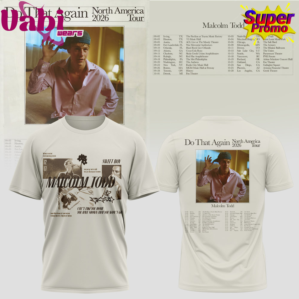 Malcolm Todd Do That Again North America Tour T-Shirt - Image 3