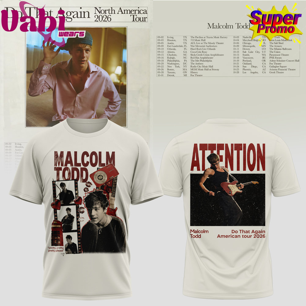 Malcolm Todd Do That Again North America Tour T-Shirt - Image 4