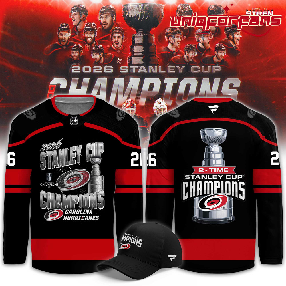 Carolina Hurricanes 2026 Stanley Cup Champions Limited Hockey Jersey - Image 1