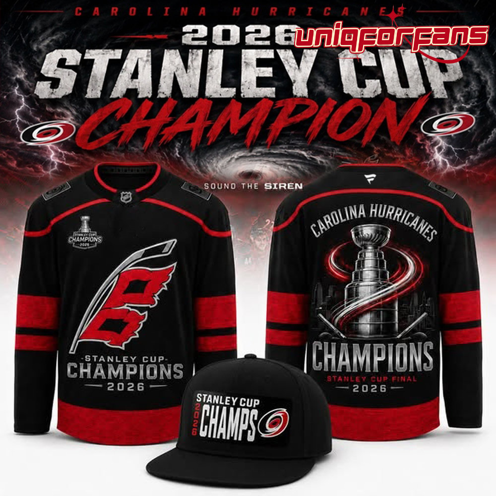 Carolina Hurricanes 2026 Stanley Cup Champions Limited Hockey Jersey - Image 2
