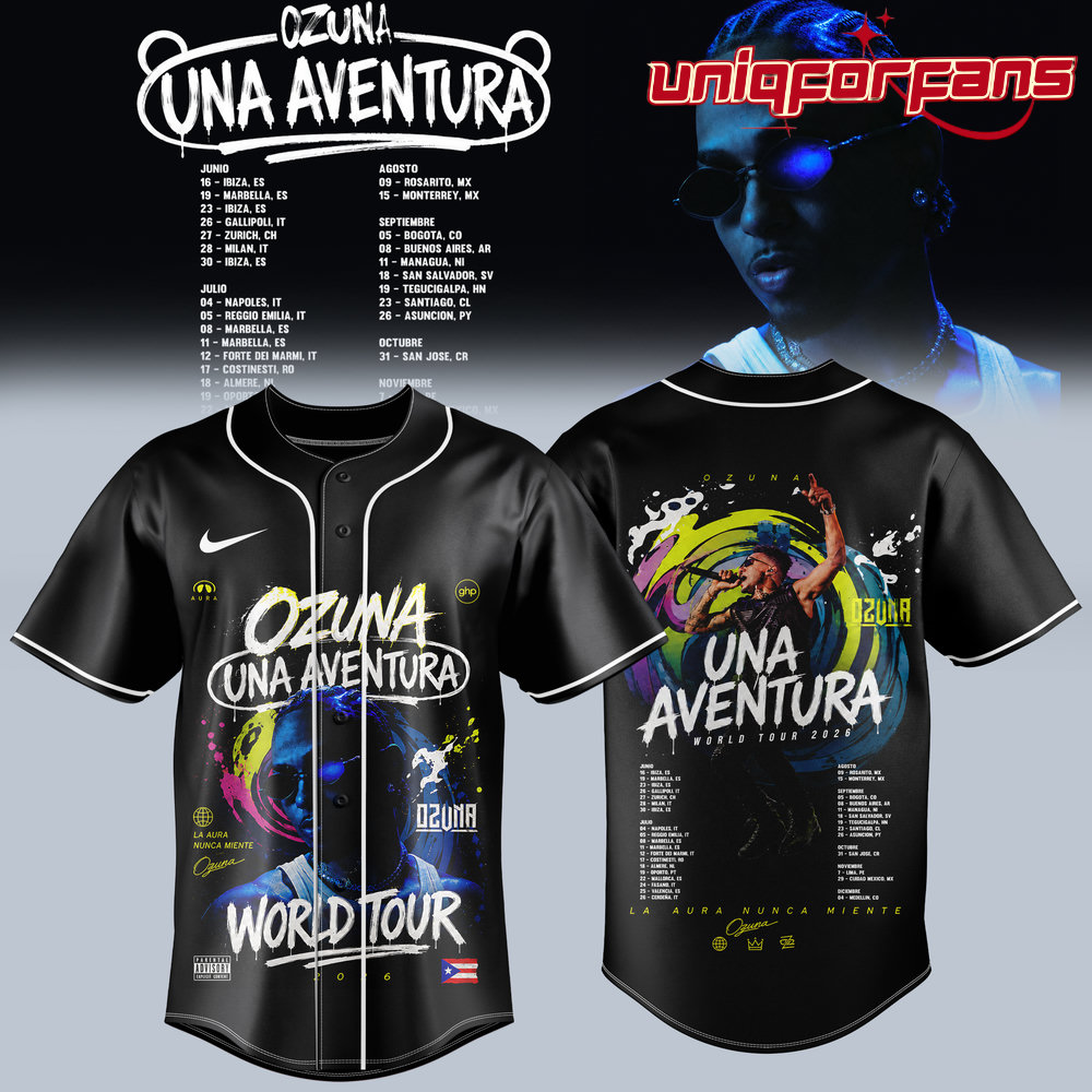 Ozuna Una Aventura World Tour Limited Edition Baseball Jersey - Image 2