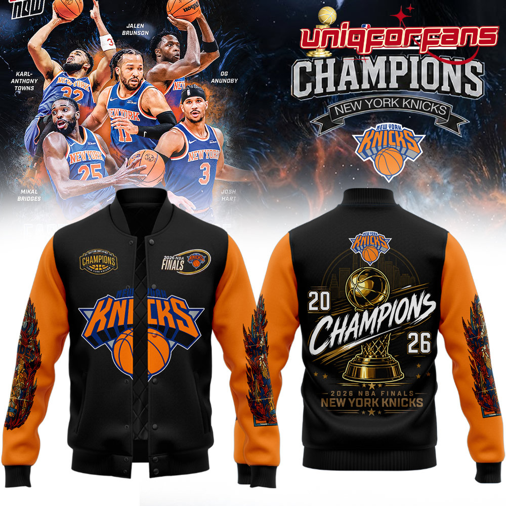 New York Knicks 2026 NBA Champions Bomber Jacket - Image 1