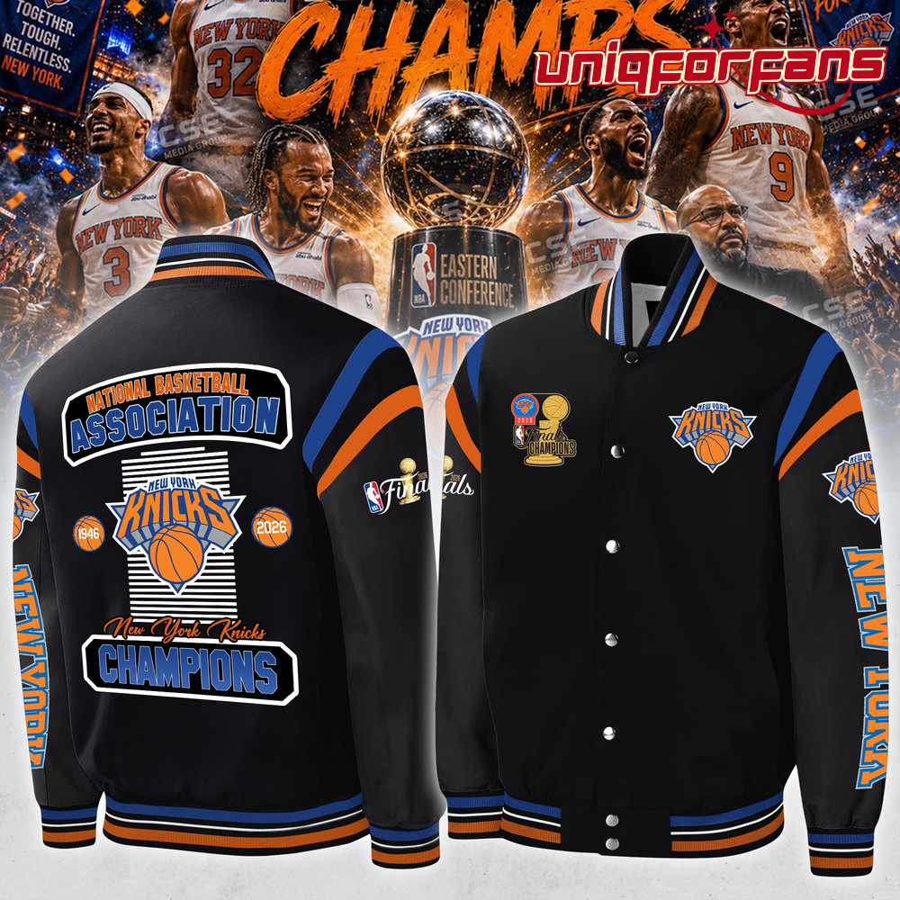 New York Knicks 2026 National Basketball Association Champions Bomber Jacket - Image 2