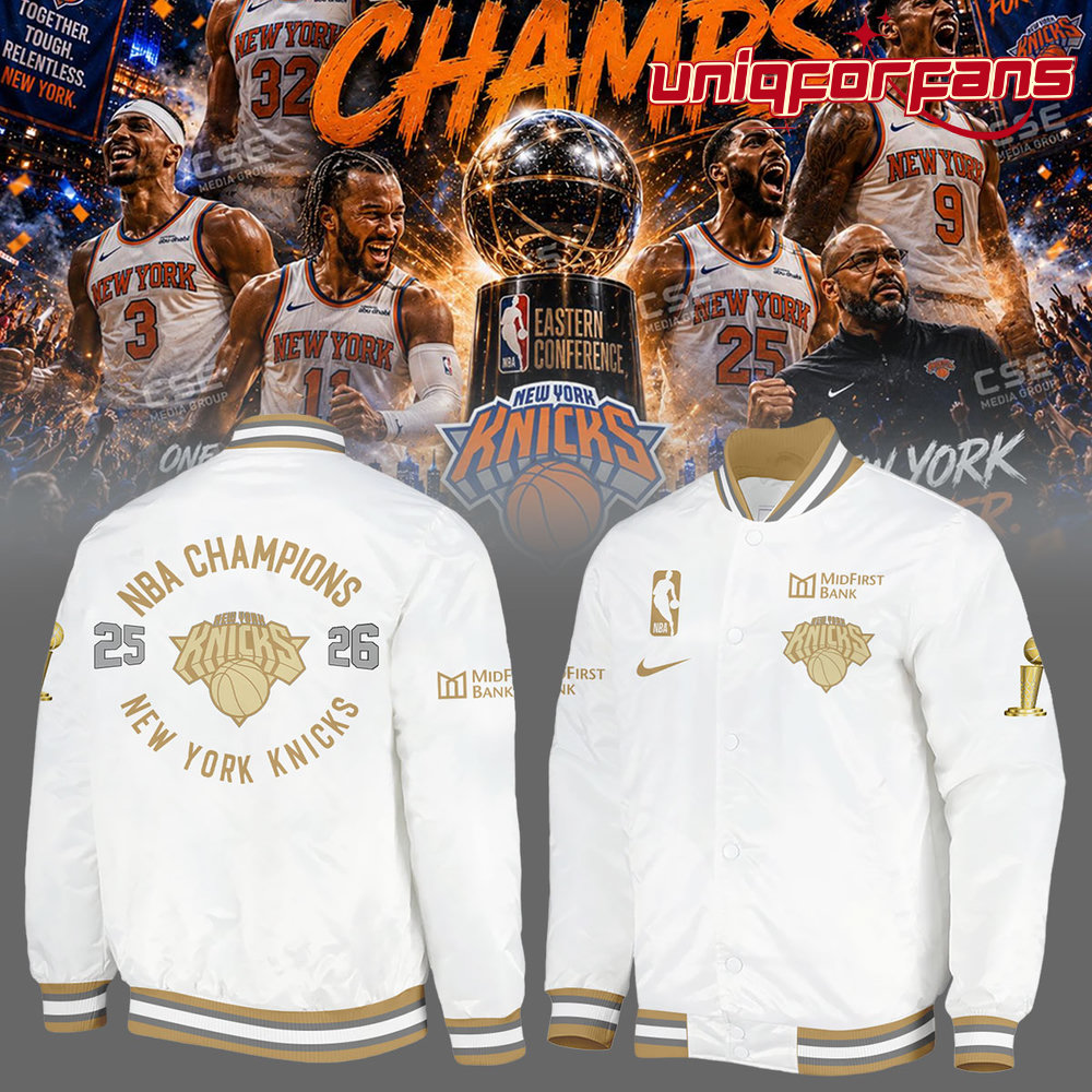 New York Knicks 2026 NBA Champions Finals Bomber Jacket - Image 1