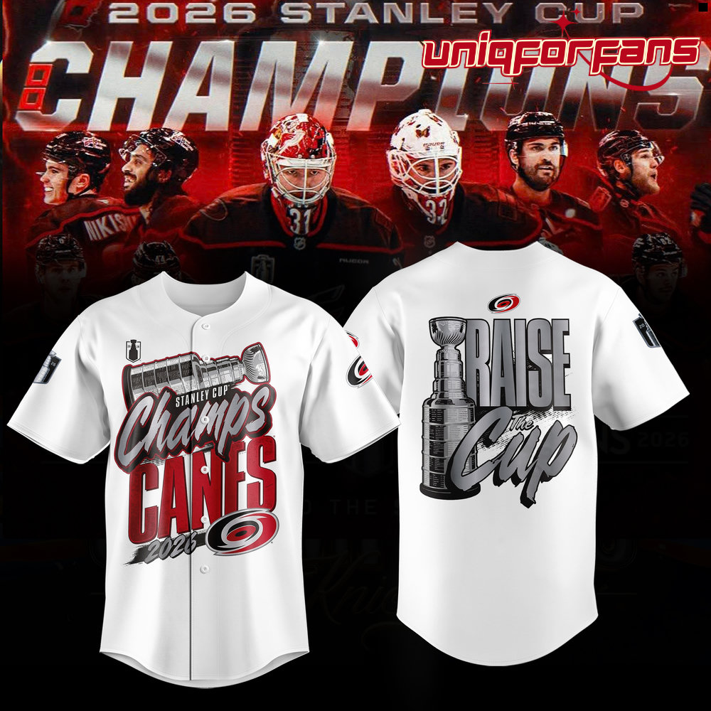 Carolina Hurricanes Stanley Cup Champions 2026 Limited Edition Baseball Jersey - Image 1