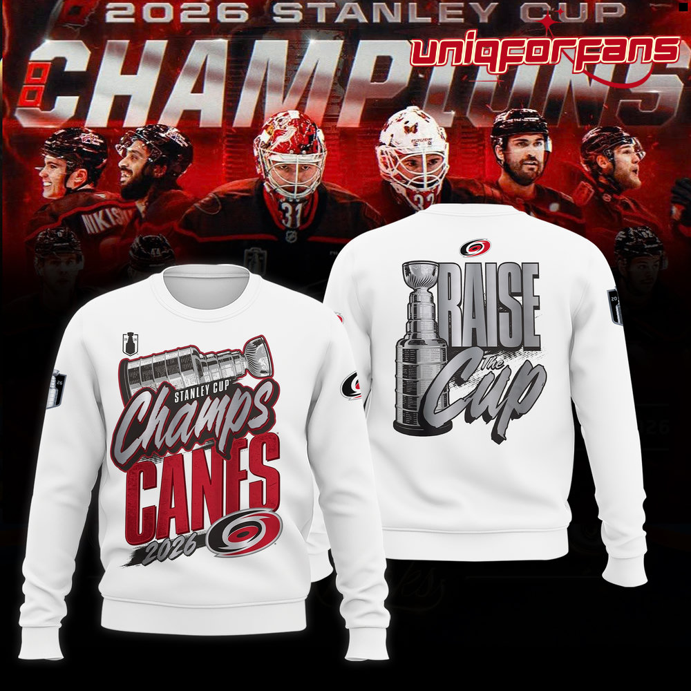Carolina Hurricanes Stanley Cup Champions 2026 Limited Edition Sweatshirt - Image 1